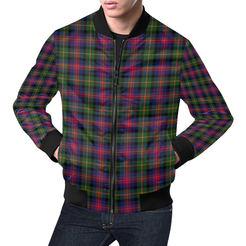 Logan Modern Tartan Bomber Jacket