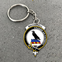 MacDonell of Glengarry Crest Keychain