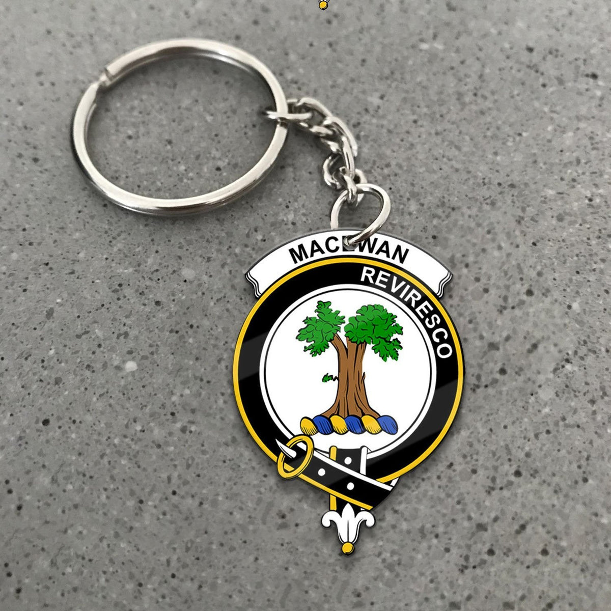 MacEwen Crest Keychain