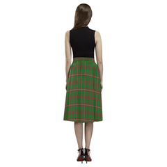 MacKinnon Hunting Modern Tartan Aoede Crepe Skirt