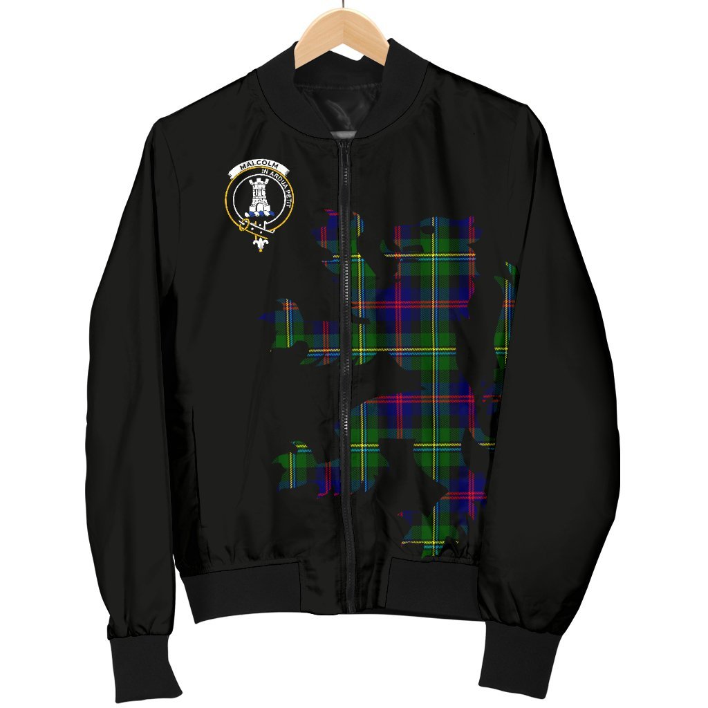 Malcolm Modern Tartan Bomber Jacket Lion & Thistle