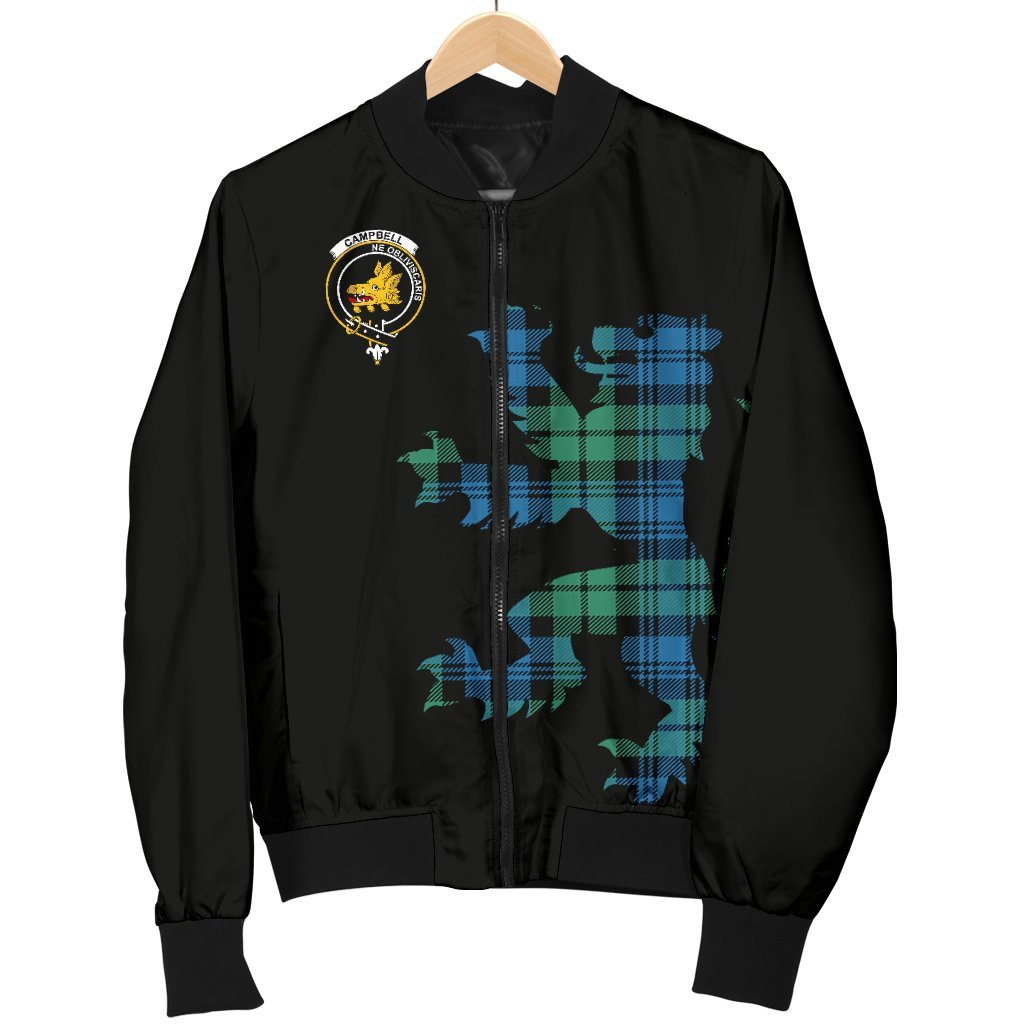 Campbell Tartan Bomber Jacket Lion & Thistle