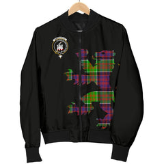 MacDonald Clan Ranald Tartan Bomber Jacket Lion & Thistle