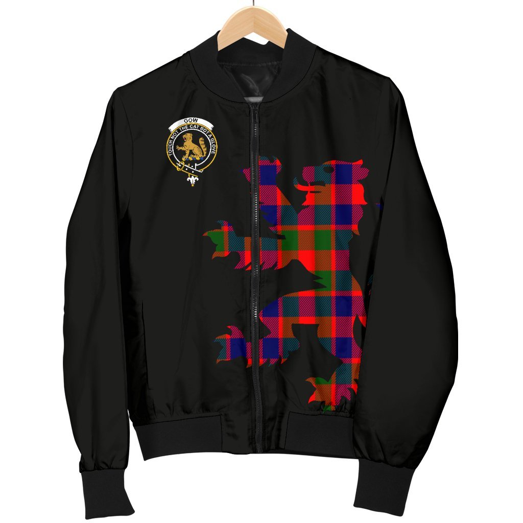 Gow (or McGouan) Tartan Bomber Jacket Lion & Thistle