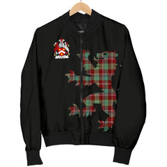 Golden Tartan Bomber Jacket Lion & Thistle