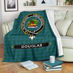 Douglas Tartan Crest Blanket - 3 Sizes