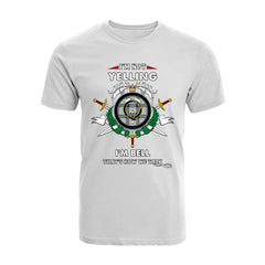 Bell Tartan Crest T-shirt - I'm not yelling style