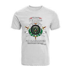 Blackadder Tartan Crest T-shirt - I'm not yelling style