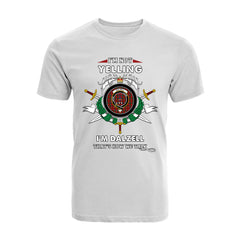 Dalzell Tartan Crest T-shirt - I'm not yelling style