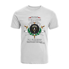 Fleming Tartan Crest T-shirt - I'm not yelling style