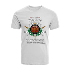 Gartshore Tartan Crest T-shirt - I'm not yelling style