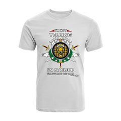 MacLeod Of Lewis Tartan Crest T-shirt - I'm not yelling style