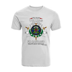 Maitland Tartan Crest T-shirt - I'm not yelling style