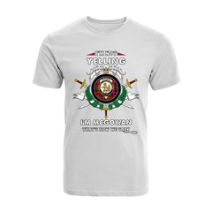 McGowan Tartan Crest T-shirt - I'm not yelling style