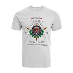 Pentland Tartan Crest T-shirt - I'm not yelling style