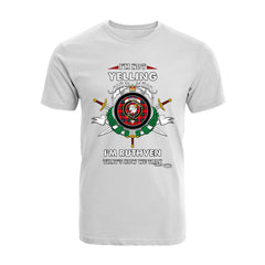 Ruthven Tartan Crest T-shirt - I'm not yelling style