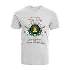 Turner Tartan Crest T-shirt - I'm not yelling style