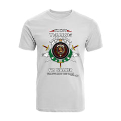 Walker Tartan Crest T-shirt - I'm not yelling style