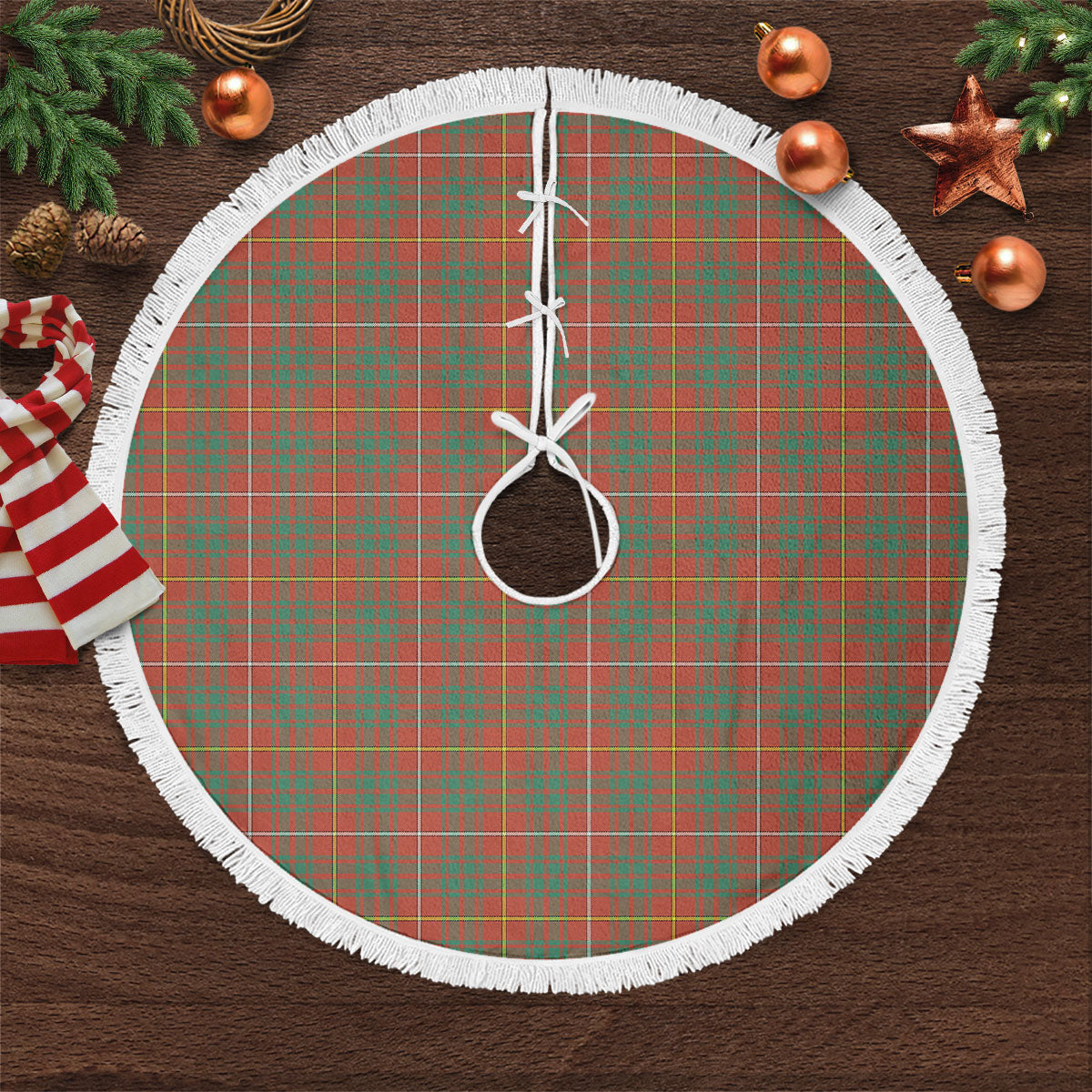 Bruce Ancient Tartan Christmas Tree Skirt