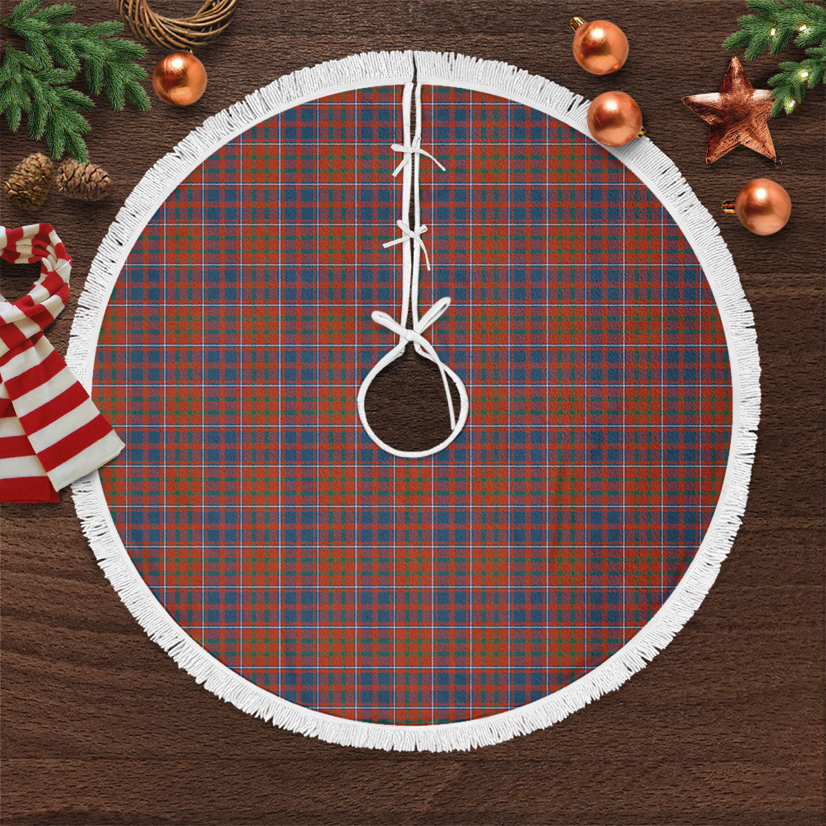 Cameron of Lochiel Ancient Tartan Christmas Tree Skirt