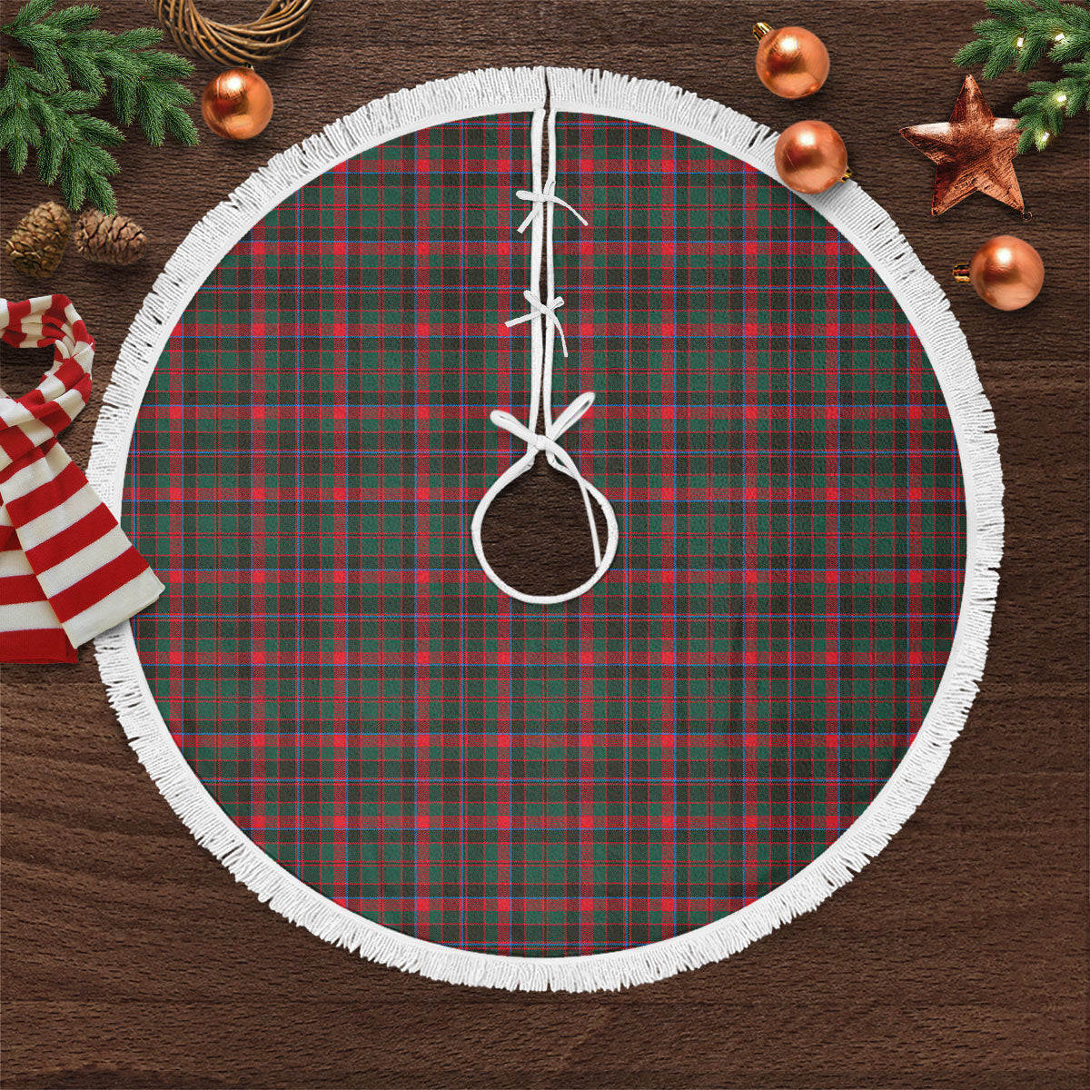 Cumming Hunting Modern Tartan Christmas Tree Skirt