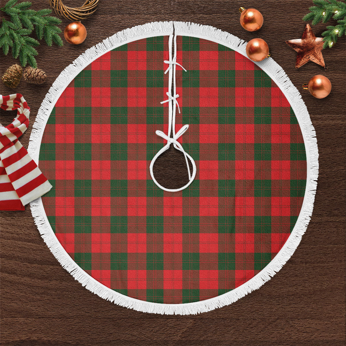 Erskine Modern Tartan Christmas Tree Skirt