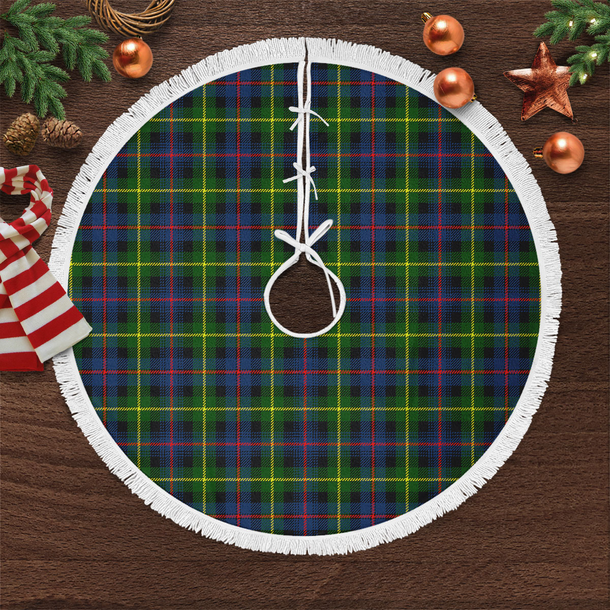 Farquharson Modern Tartan Christmas Tree Skirt