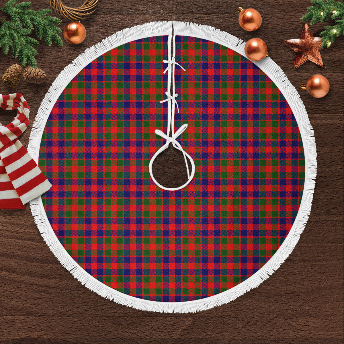 Gow (or McGouan) Tartan Christmas Tree Skirt