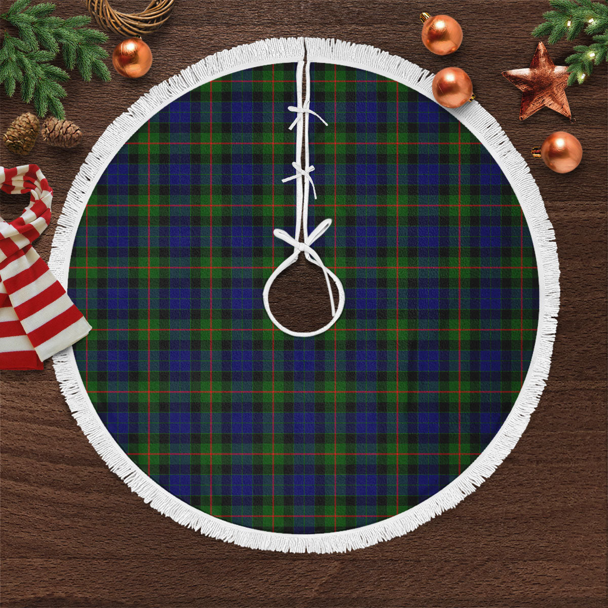 Gunn Modern Tartan Christmas Tree Skirt