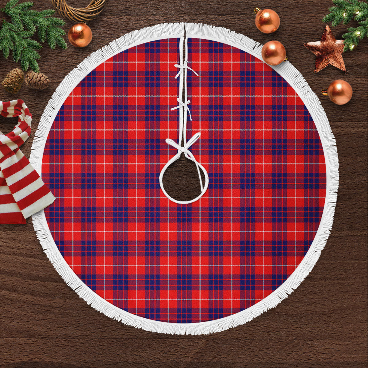 Hamilton Modern Tartan Christmas Tree Skirt