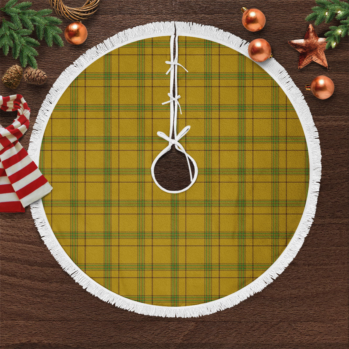 Houston Tartan Christmas Tree Skirt