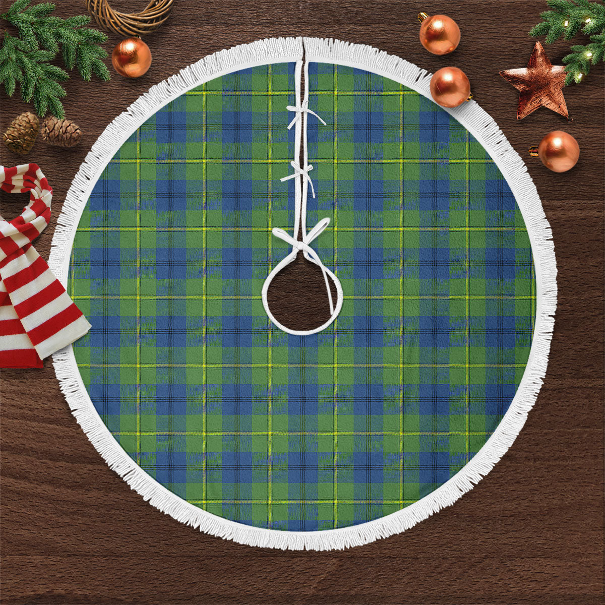 Johnson Ancient Tartan Christmas Tree Skirt