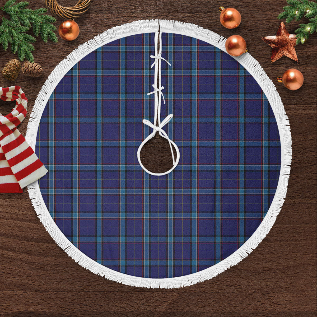 Kirkaldy Tartan Christmas Tree Skirt