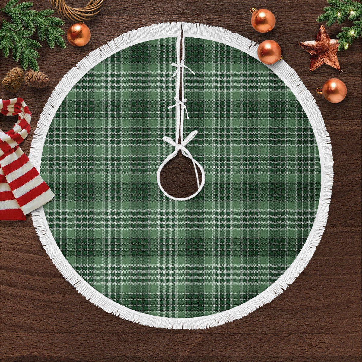 MacDonald Lord of the Isles Hunting Tartan Christmas Tree Skirt