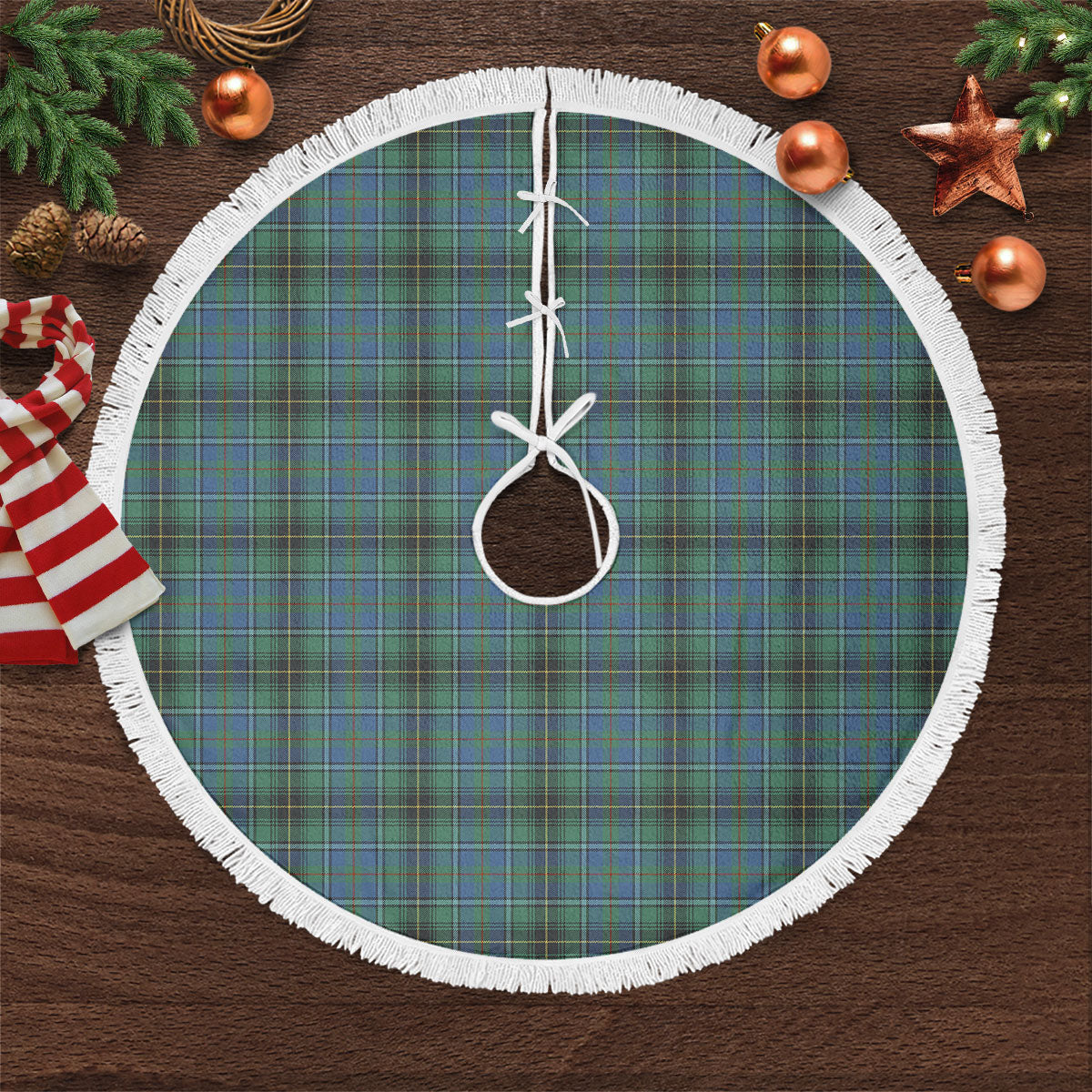 MacInnes Ancient Tartan Christmas Tree Skirt