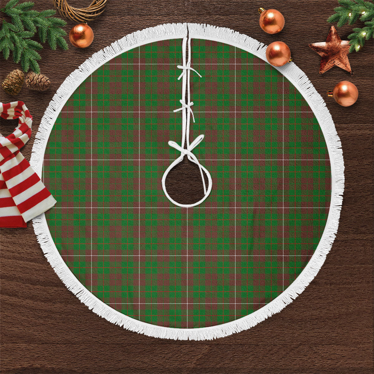 MacKinnon Hunting Modern Tartan Christmas Tree Skirt