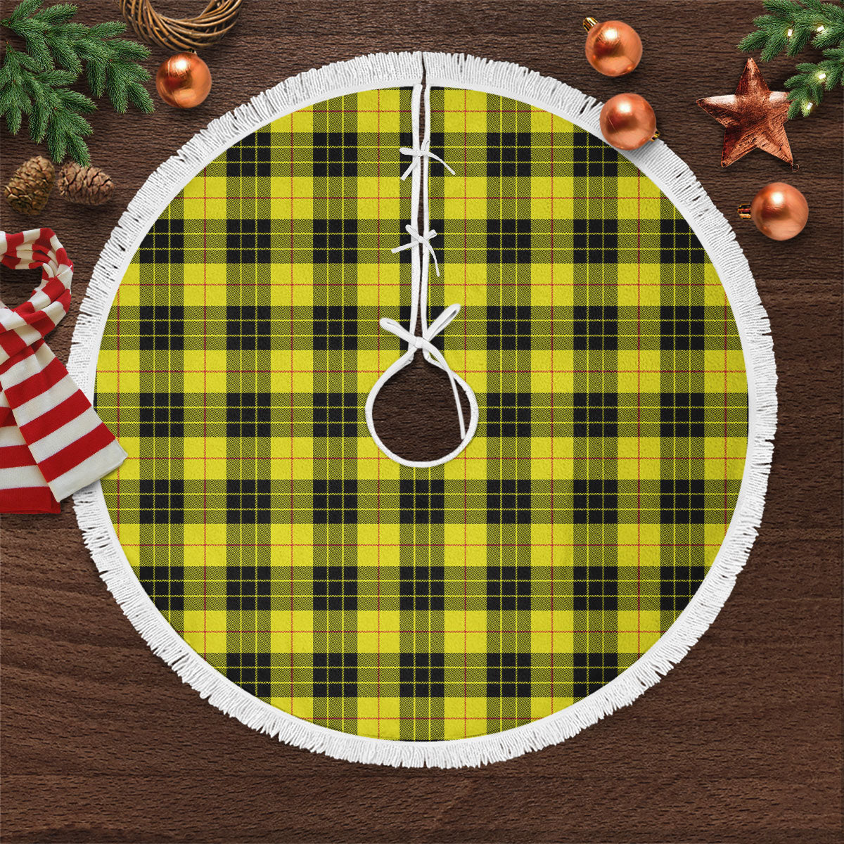 MacLeod of Lewis Modern Tartan Christmas Tree Skirt