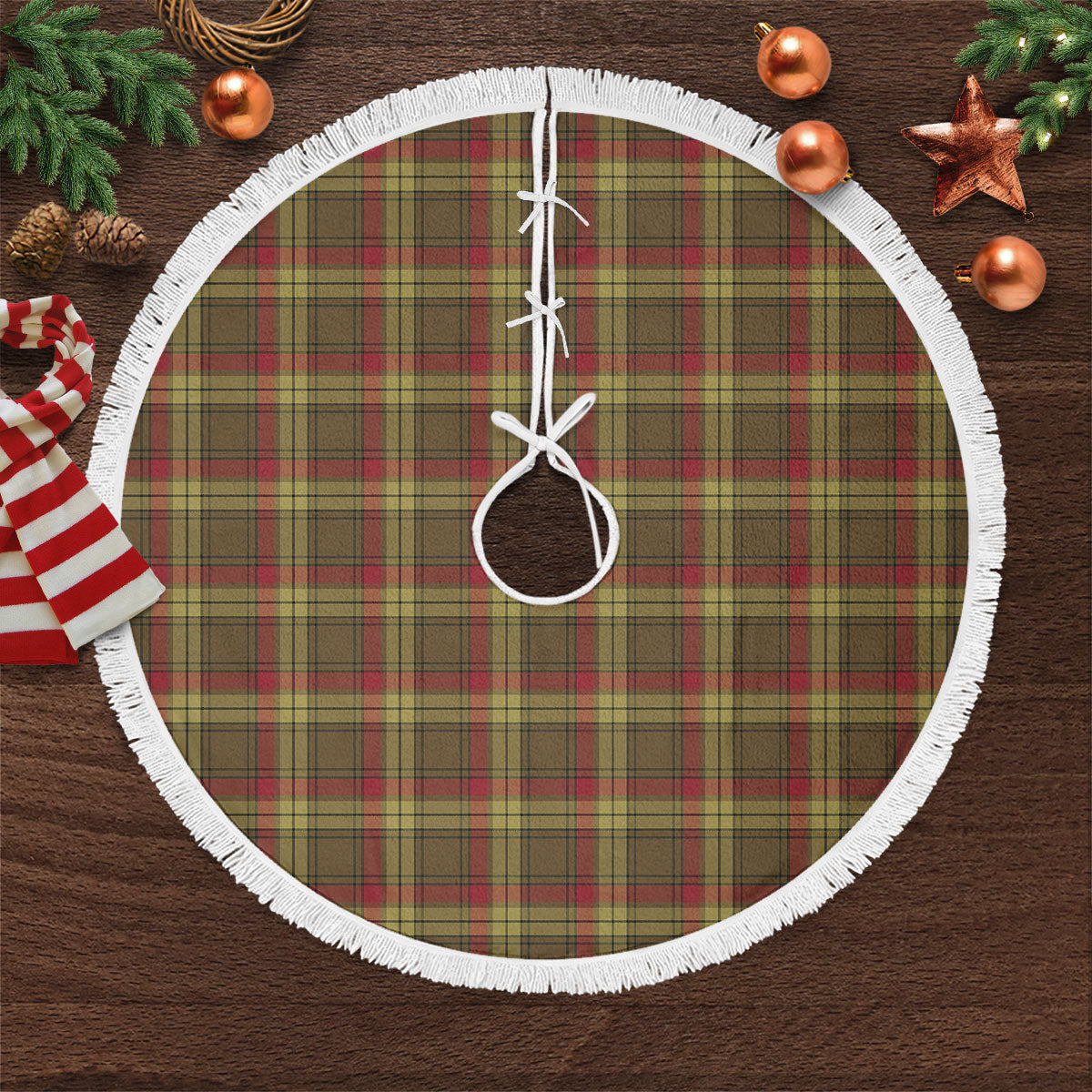 MacMillan Old Weathered Tartan Christmas Tree Skirt