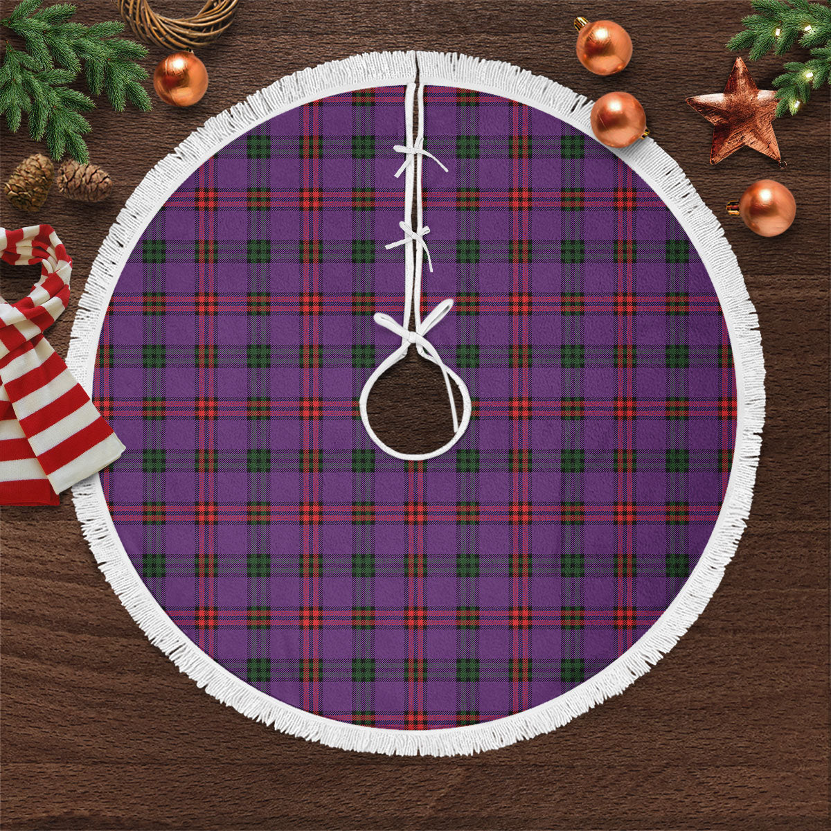 Montgomery Modern Tartan Christmas Tree Skirt