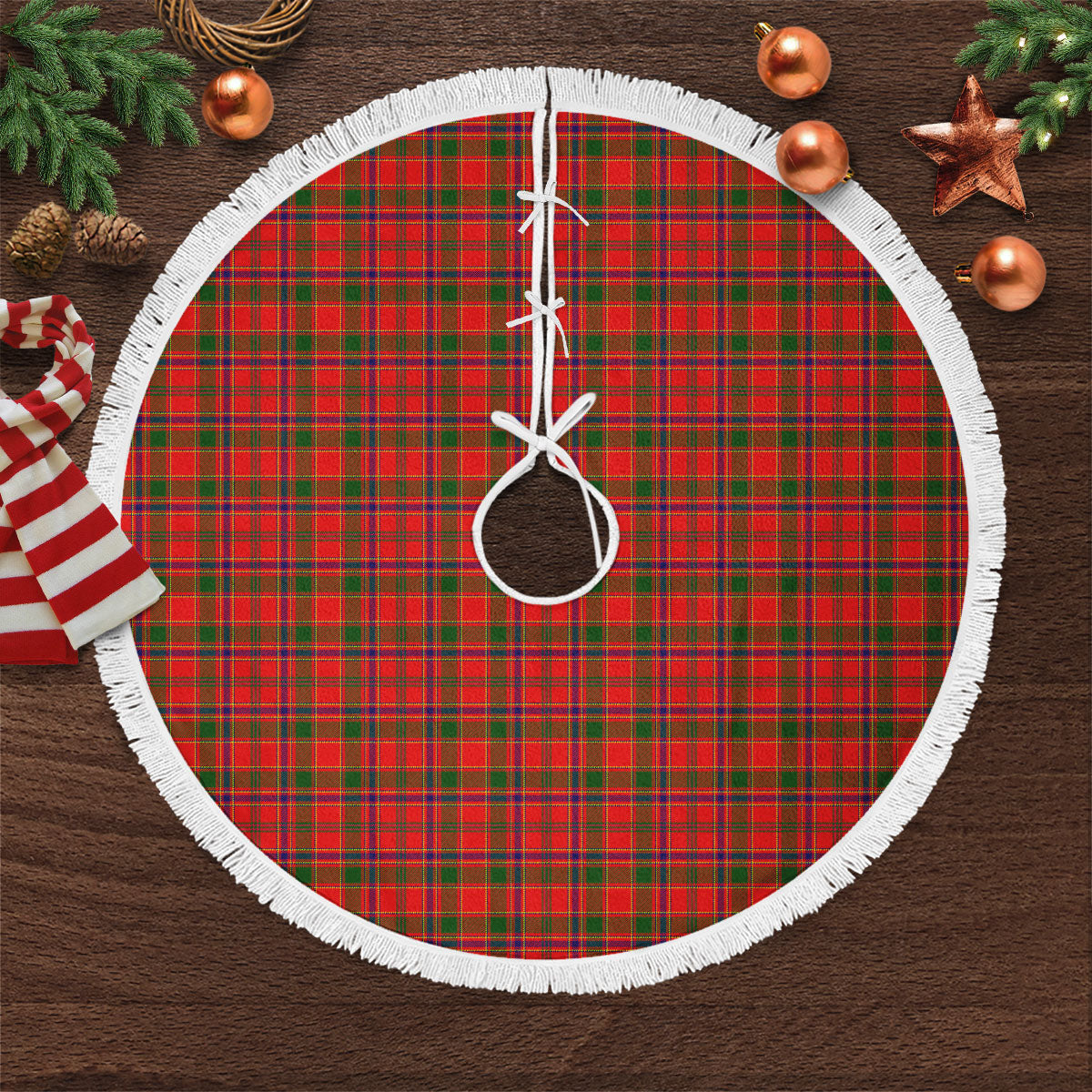 Munro Modern Tartan Christmas Tree Skirt