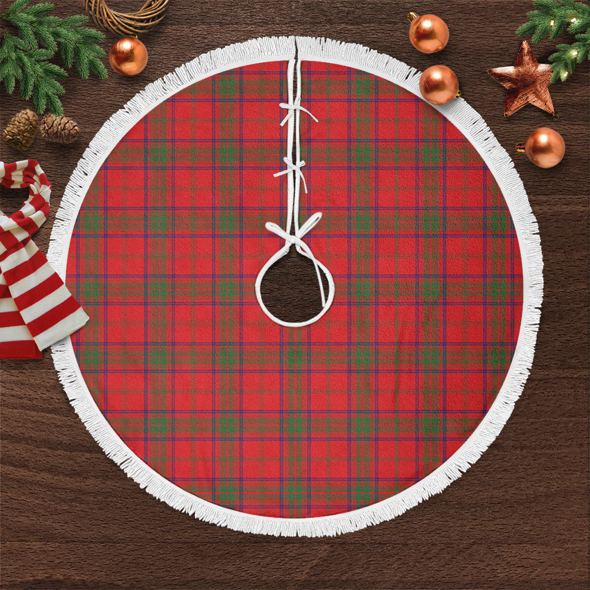 Ross Modern Tartan Christmas Tree Skirt