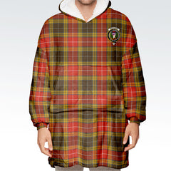 Buchanan Old Set Weathered Tartan Hoodie Blanket