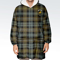 Campbell Argyll Weathered Tartan Hoodie Blanket