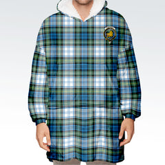 Campbell Dress Ancient Tartan Hoodie Blanket