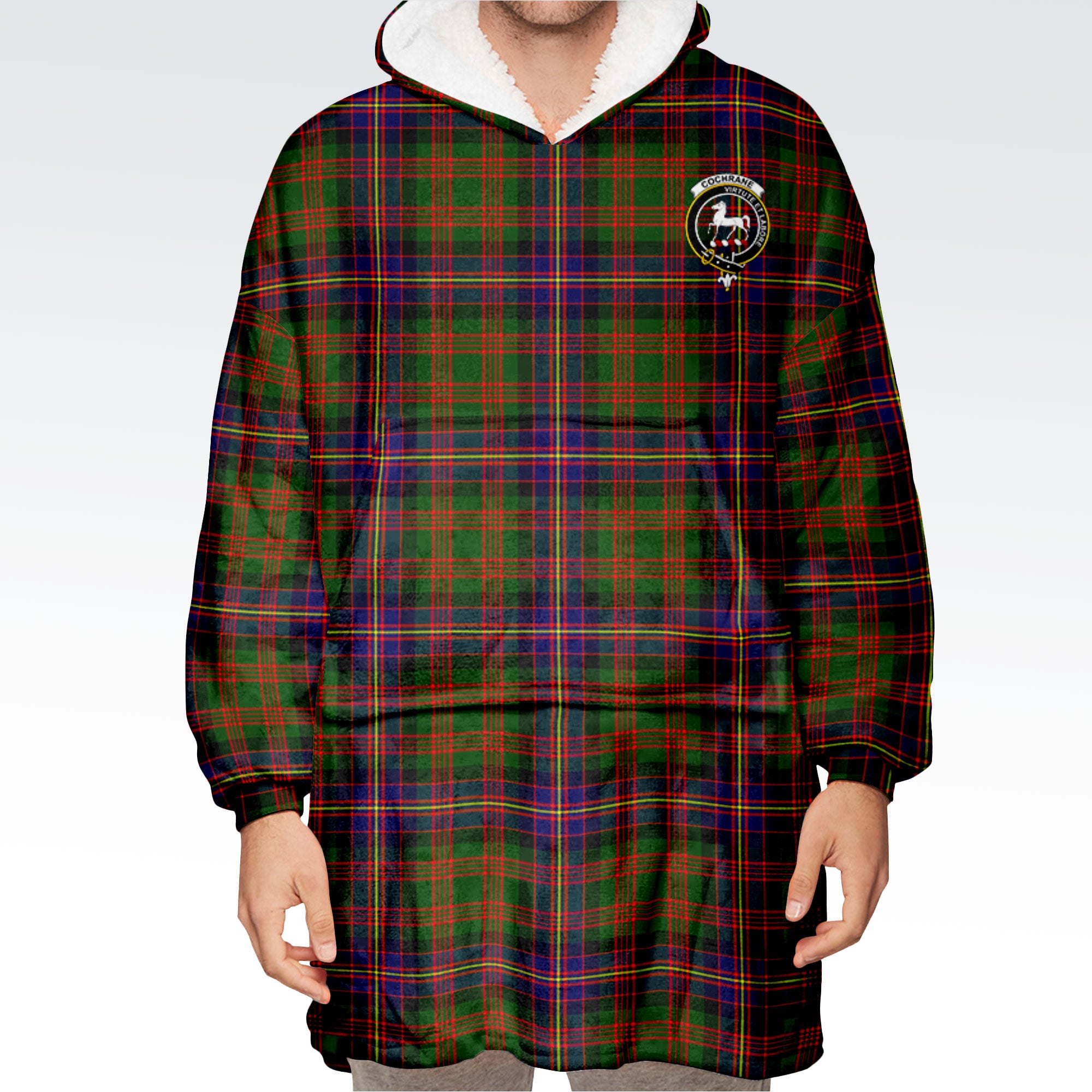 Cochrane Modern Tartan Hoodie Blanket