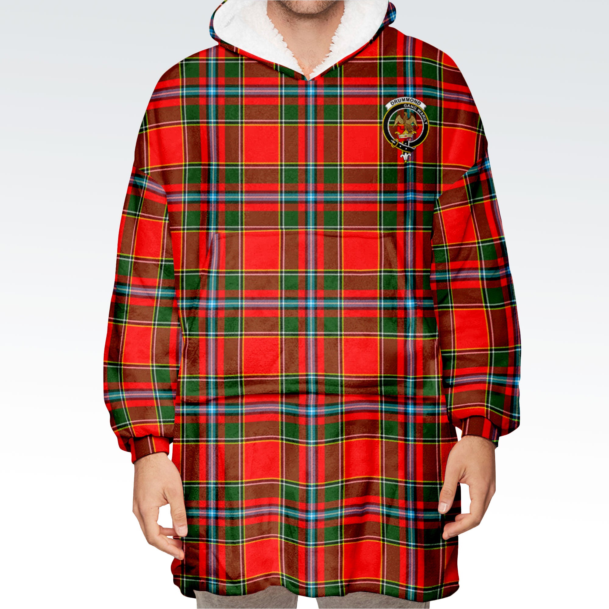 Drummond of Perth Tartan Hoodie Blanket