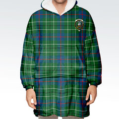 Duncan Ancient Tartan Hoodie Blanket