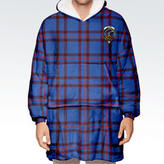 Elliot Modern Tartan Hoodie Blanket