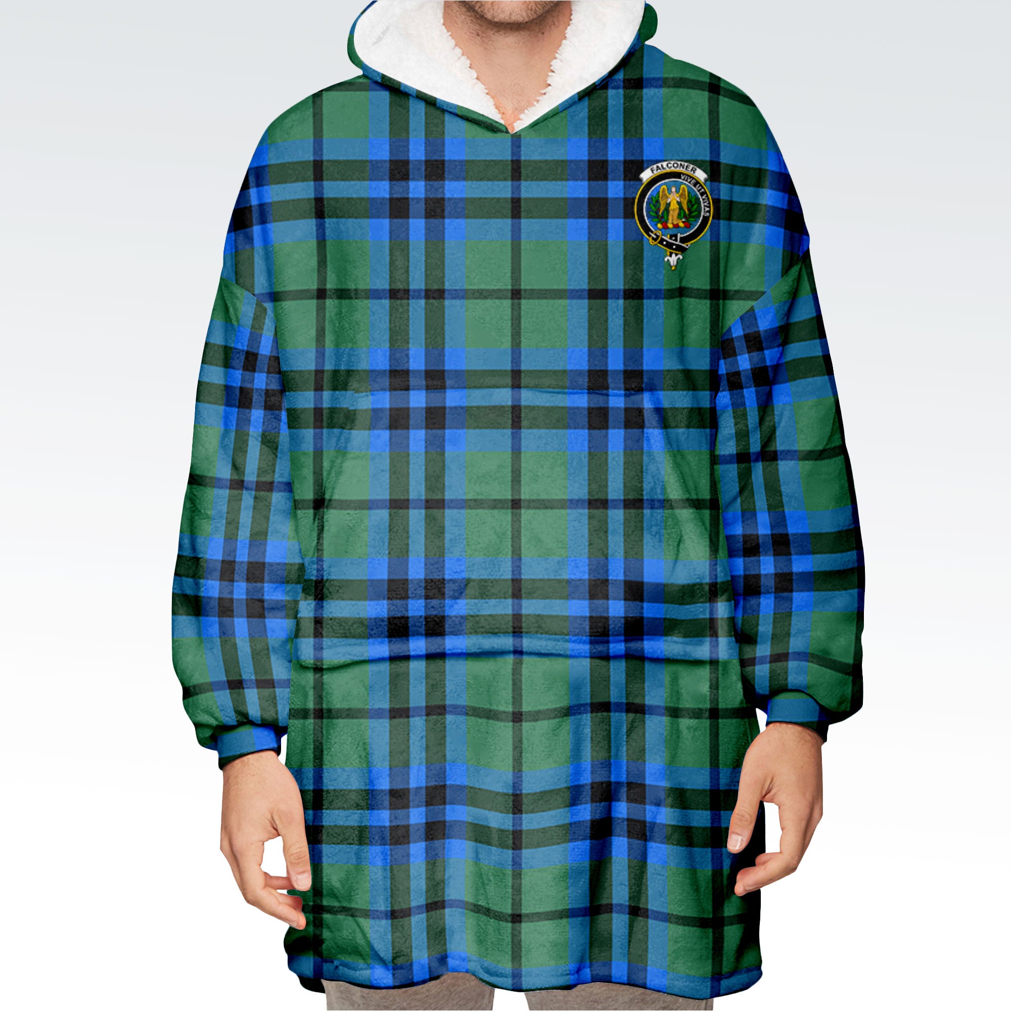 Falconer Tartan Hoodie Blanket