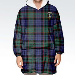 Fletcher Modern Tartan Hoodie Blanket